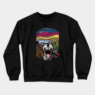 Munch's cat Crewneck Sweatshirt